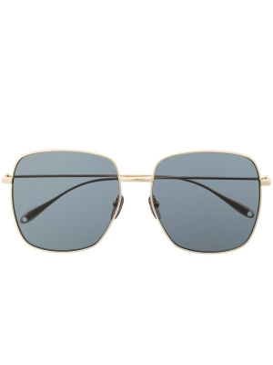 

Logo-engraved square-frame sunglasses, Gucci Eyewear Logo-engraved square-frame sunglasses