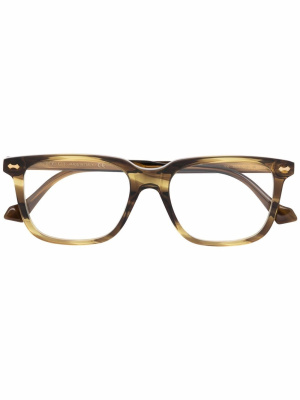 

Tortoise-shell square eyeglasses, Gucci Eyewear Tortoise-shell square eyeglasses