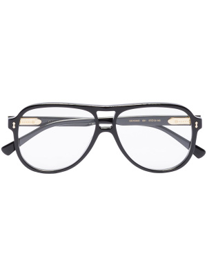 

Pilot frame glasses, Gucci Eyewear Pilot frame glasses