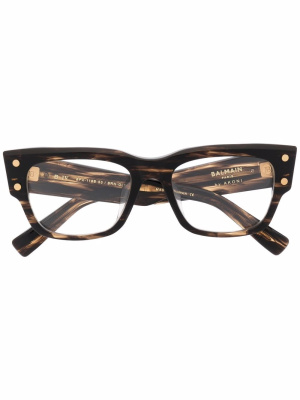 

Rectangle-frame glasses, Balmain Eyewear Rectangle-frame glasses