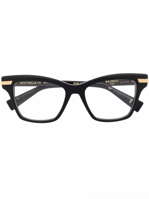 

Cat-eye frame glasses, Balmain Eyewear Cat-eye frame glasses