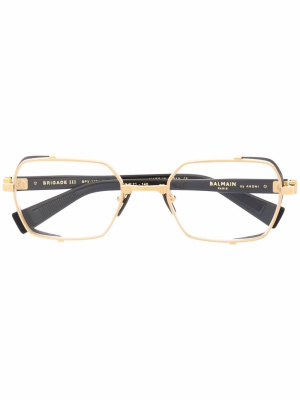 

Brigade-III side-shield glasses, Balmain Eyewear Brigade-III side-shield glasses