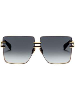 

Gendarme oversized square-frame sunglasses, Balmain Eyewear Gendarme oversized square-frame sunglasses