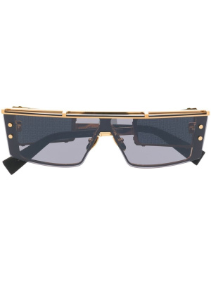 

Wonderboy III rectangle-frame sunglasses, Balmain Eyewear Wonderboy III rectangle-frame sunglasses