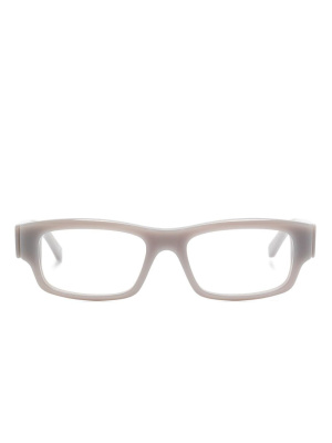 

Logo-print rectangle glasses, Balenciaga Eyewear Logo-print rectangle glasses