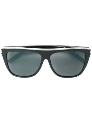 

Metallic bar sunglasses, Saint Laurent Eyewear Metallic bar sunglasses