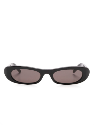 

557 oval-frame sunglasses, Saint Laurent Eyewear 557 oval-frame sunglasses