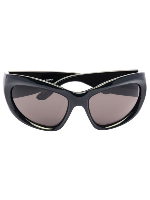 

Wrap D-Frame sunglasses, Balenciaga Eyewear Wrap D-Frame sunglasses