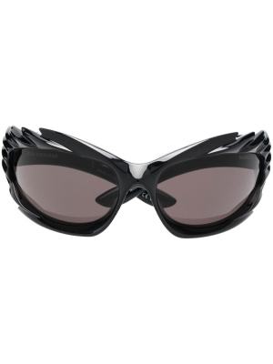 

Extreme logo-decal sunglasses, Balenciaga Eyewear Extreme logo-decal sunglasses