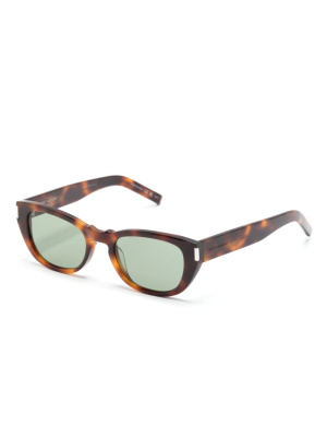 

Tortoiseshell-effect square sunglasses, Saint Laurent Eyewear Tortoiseshell-effect square sunglasses