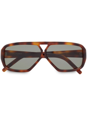 

SL 569 Y pilot-frame sunglasses, Saint Laurent Eyewear SL 569 Y pilot-frame sunglasses