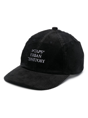 

Embroidered-logo corduroy baseball cap, WTAPS Embroidered-logo corduroy baseball cap