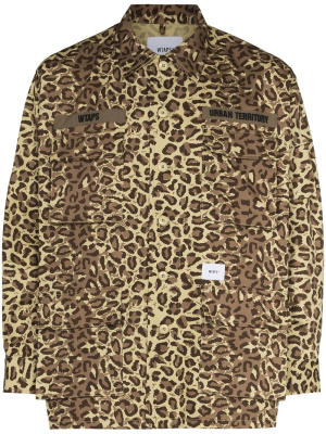 

Leopard-print shirt, WTAPS Leopard-print shirt