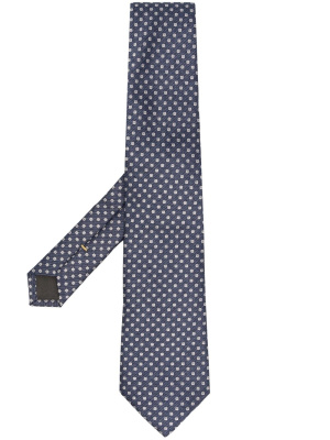 

Geometric-embroidery silk tie, Canali Geometric-embroidery silk tie