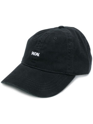 

Embroidered logo baseball cap, Wood Wood Embroidered logo baseball cap