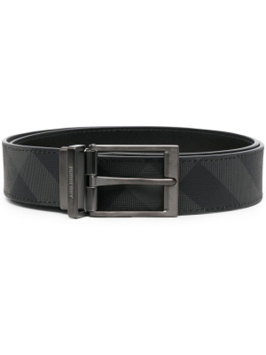 

Check-print reversible belt, Burberry Check-print reversible belt