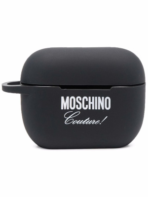 

Logo-print AirPods case, Moschino Logo-print AirPods case