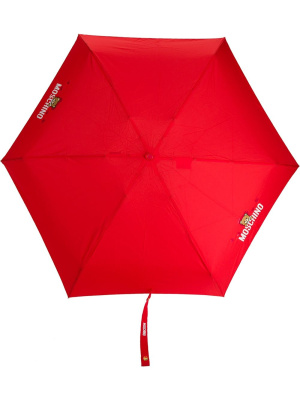 

Logo-print umbrella, Moschino Logo-print umbrella