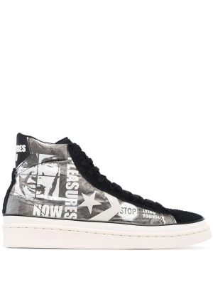 

X Pleasures Pro Leather Mid sneakers, Converse X Pleasures Pro Leather Mid sneakers