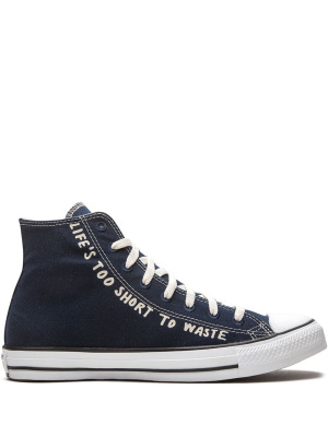 

All Star High 'Life's Too Short To Waste' sneakers, Converse All Star High 'Life's Too Short To Waste' sneakers