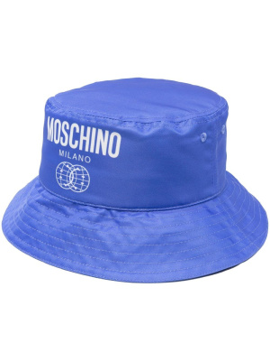 

Logo-print bucket hat, Moschino Logo-print bucket hat