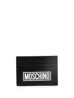 

Logo-print cardholder, Moschino Logo-print cardholder