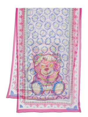 

Teddy Bear silk scarf, Moschino Teddy Bear silk scarf