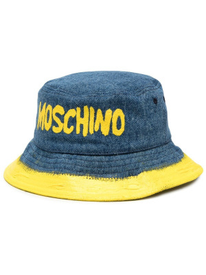 

Dual-tone bucket hat, Moschino Dual-tone bucket hat