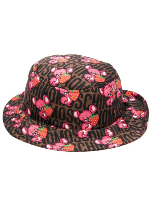 

Mouse-print bucket hat, Moschino Mouse-print bucket hat