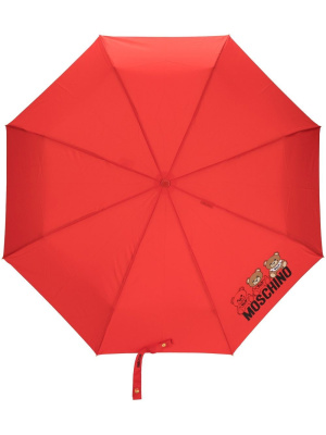 

Teddy logo-print umbrella, Moschino Teddy logo-print umbrella