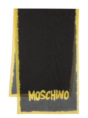 

Logo-print scarf, Moschino Logo-print scarf