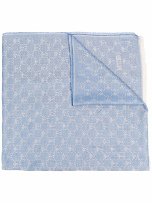 

Patterned knitted scarf, Moschino Patterned knitted scarf