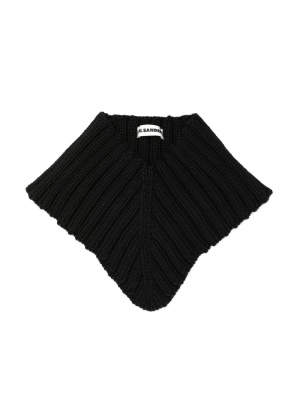 

Ribbed-knit collar scarf, Jil Sander Ribbed-knit collar scarf
