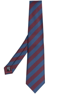 

Diagonal-pattern silk tie, Giorgio Armani Diagonal-pattern silk tie