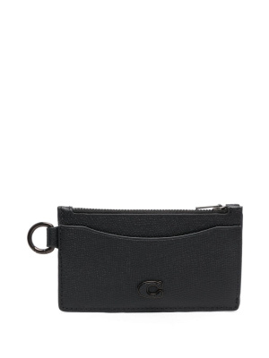 

Tonal logo-plaque leather wallet, Coach Tonal logo-plaque leather wallet