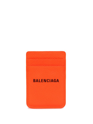 

Magnet logo-print cardholder, Balenciaga Magnet logo-print cardholder