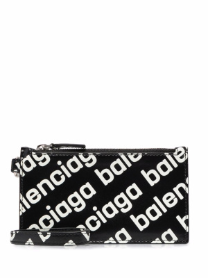 

Logo-print cardholder, Balenciaga Logo-print cardholder
