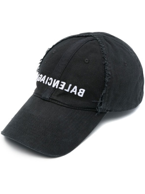 

Mirror logo-embroidered cap, Balenciaga Mirror logo-embroidered cap