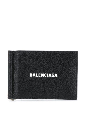 

Money-clip foldover wallet, Balenciaga Money-clip foldover wallet