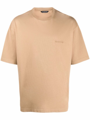

Embroidered-logo T-shirt, Balenciaga Embroidered-logo T-shirt