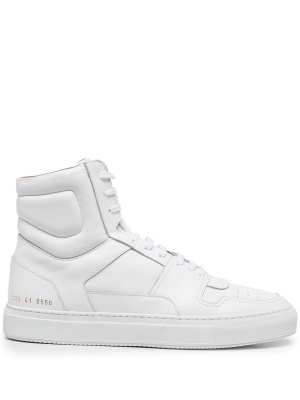 

Panelled high-top sneakers, Common Projects Panelled high-top sneakers