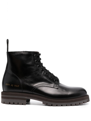 

Number-motif combat boots, Common Projects Number-motif combat boots