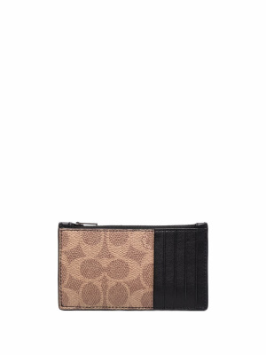 

Logo-canvas zipped wallet, Coach Logo-canvas zipped wallet