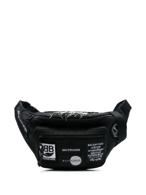 

Explorer logo-patch belt bag, Balenciaga Explorer logo-patch belt bag