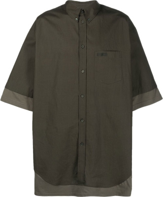 

Layered short-sleeved shirt, Balenciaga Layered short-sleeved shirt