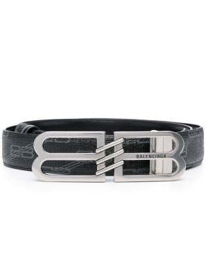 

Reversible monogram-pattern belt, Balenciaga Reversible monogram-pattern belt