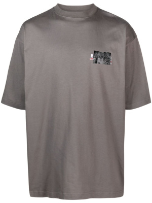 

Gaffer logo-embroidered T-shirt, Balenciaga Gaffer logo-embroidered T-shirt