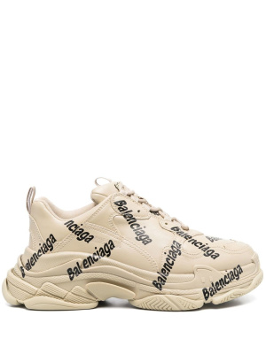 

Triple S logo sneakers, Balenciaga Triple S logo sneakers