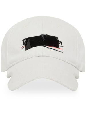 

Gaffer logo-embroidered baseball cap, Balenciaga Gaffer logo-embroidered baseball cap