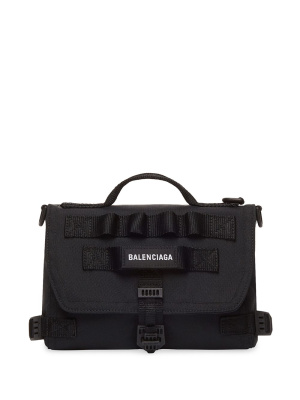 

Army embroidered-logo messenger bag, Balenciaga Army embroidered-logo messenger bag